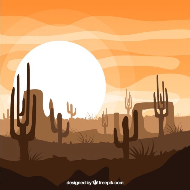 626x626 Wild West Nature Background Premium Vector Scenery Illustrations