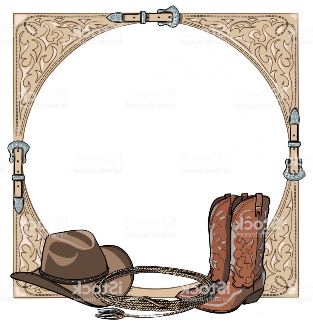 Western Belt Buckle Vector at Vectorified.com | Collection of Western ...