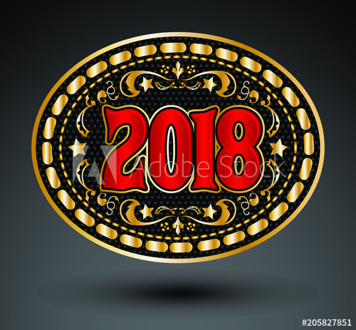 Western Style Cowboy Belt Buckle Vector Illustration 500x463 Western Style Cowboy Belt Buckle Vector Illustration