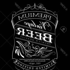 300x300 Photostock Vector Vintage Frame Label Blackboard Hand Drawn