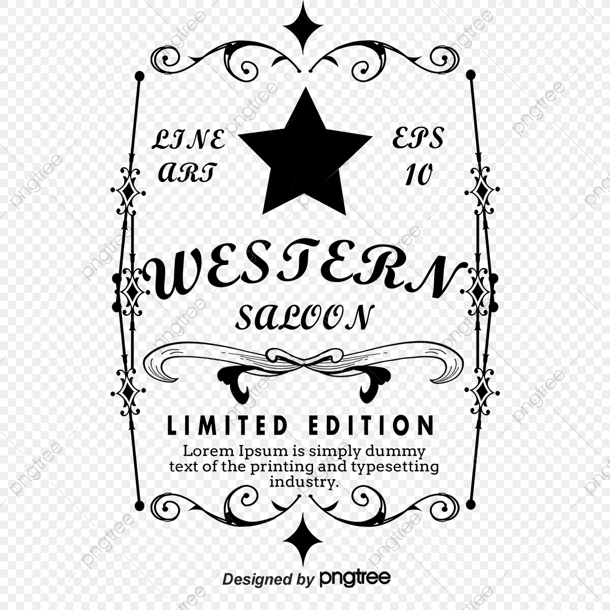 1200x1200 Western, Pattern Border, Vector Border Png And Vector