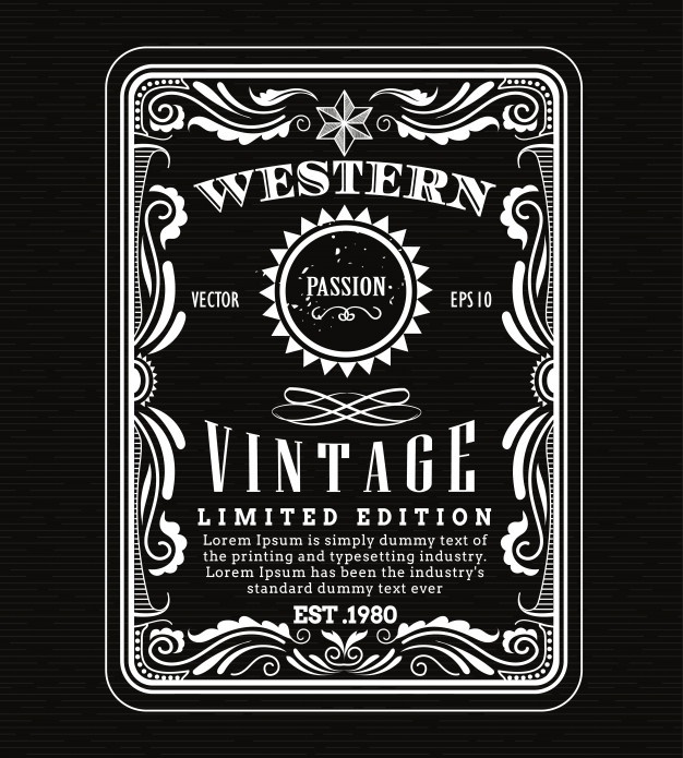 626x695 Black Vintage Frame Design Clipart Vintage Frame Border Western