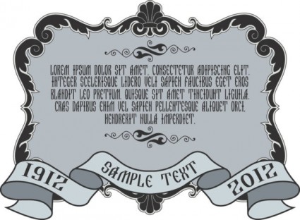 425x312 Western Gray Flower Border Vector Vector Flower Free Vector Free