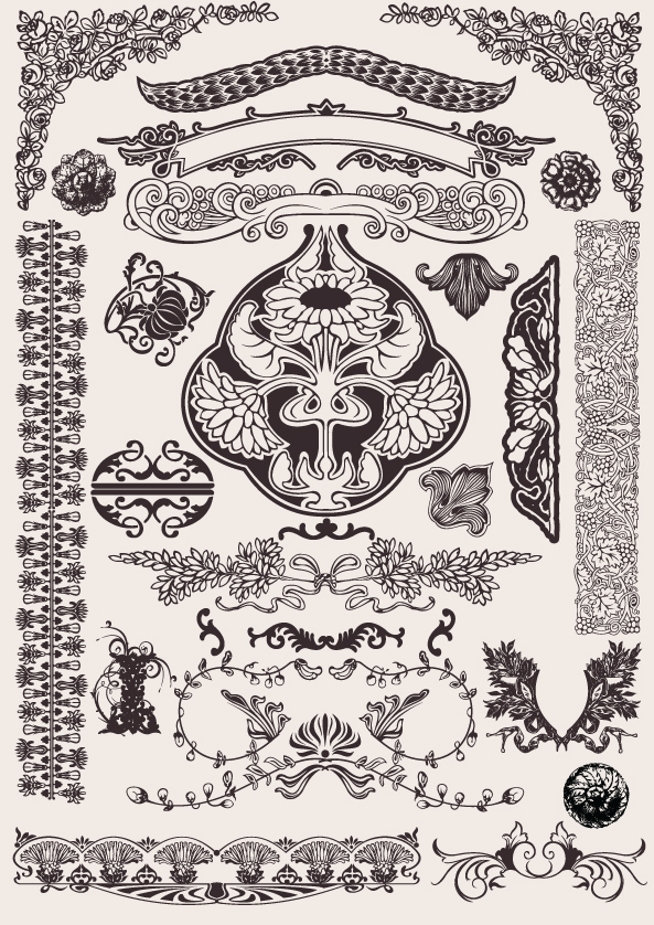 593x838 Ornamental Vectors