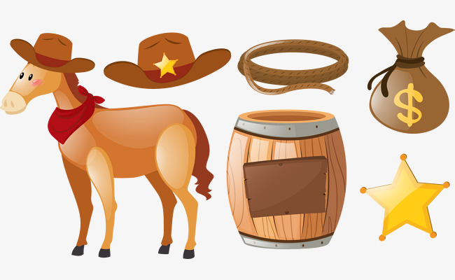 650x400 Download Free Png Vector Hand Painted Western Cowboy, Cowboy