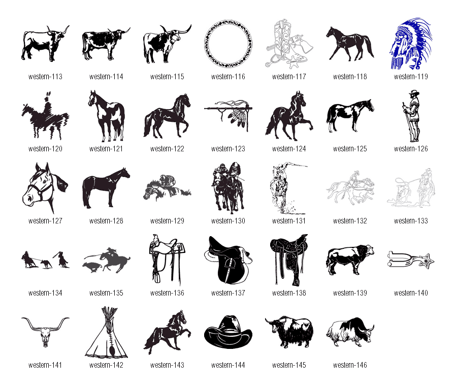 900x762 Free Western Clip Art