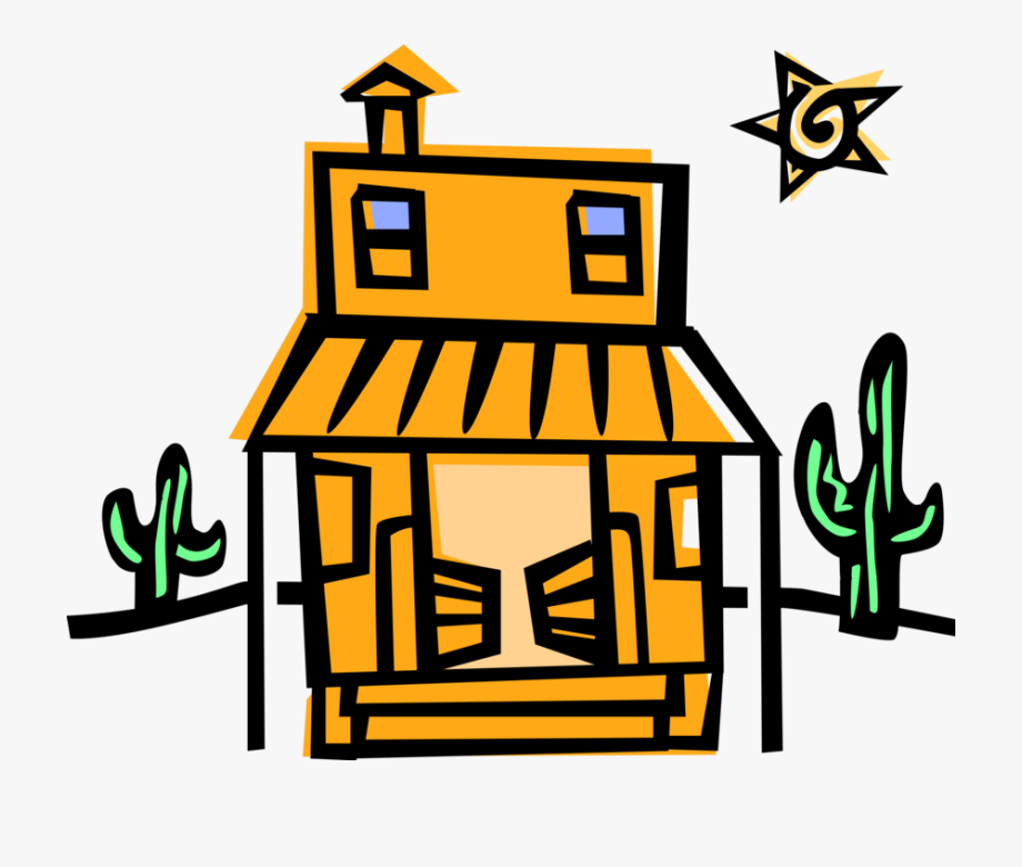 920x780 Vector Illustration Of American Old West Western Saloon