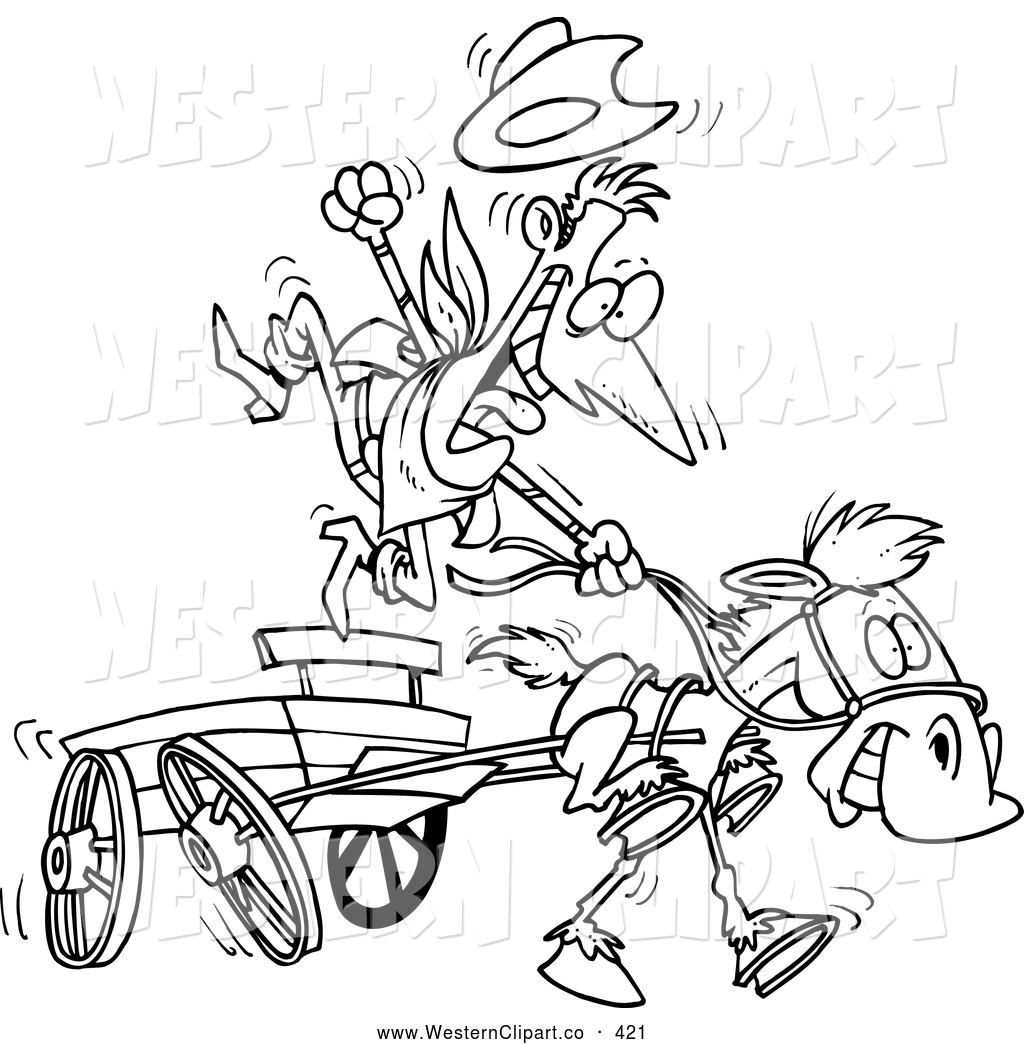 1024x1044 Vector Western Clip Art Of A Coloring