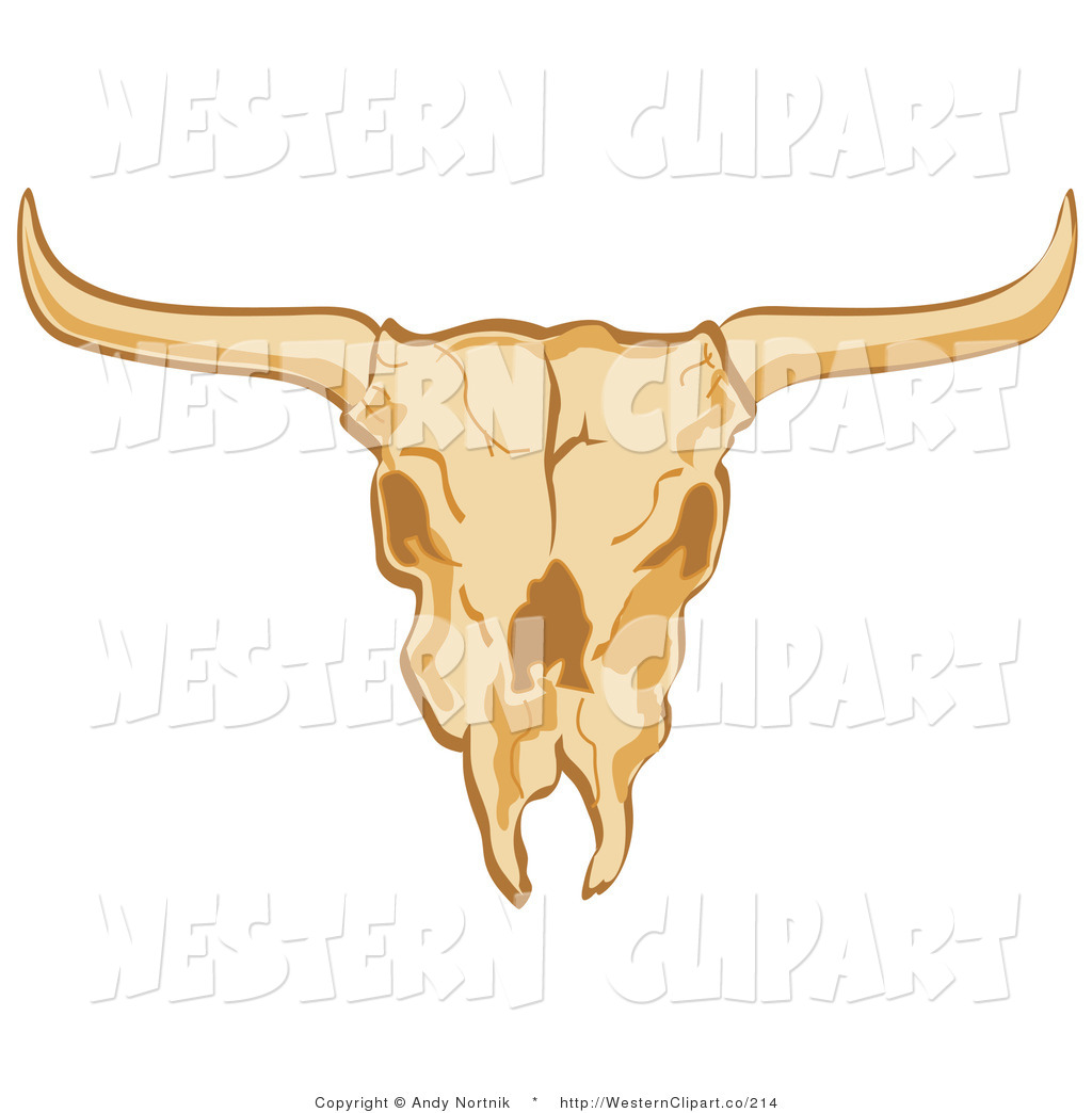 1024x1044 Vector Western Clip Art Of An Old Cow Skull Skeleton