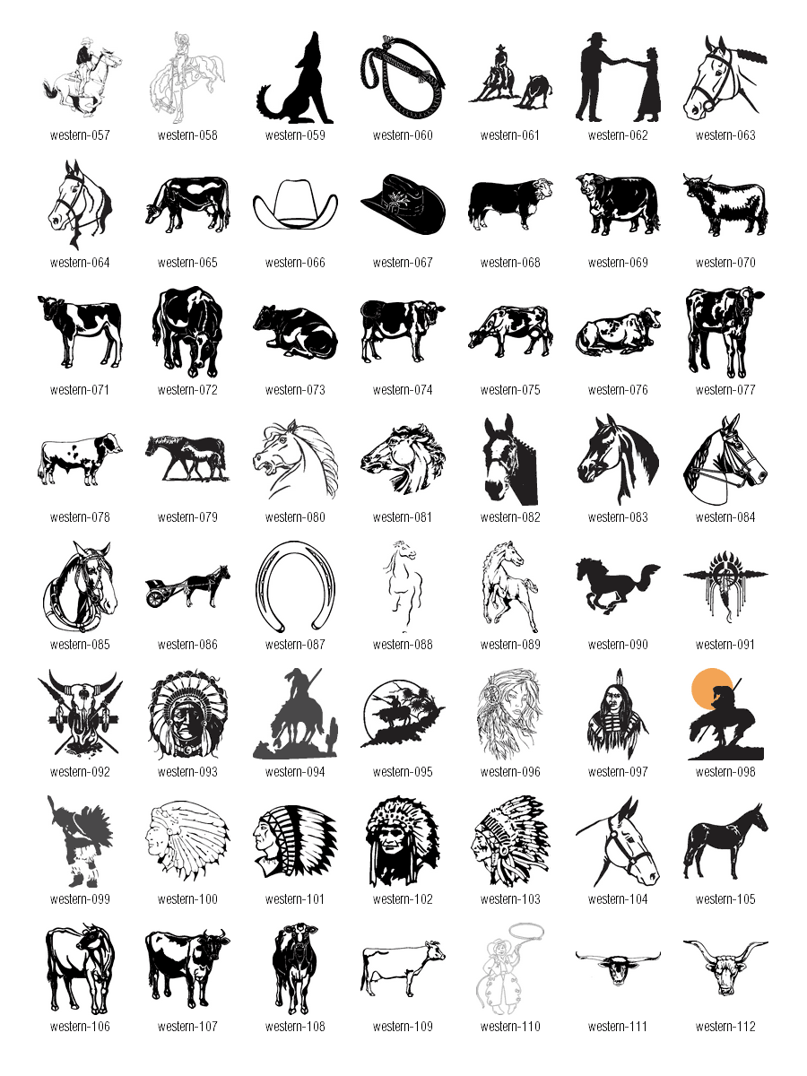 900x1200 Free Western Clip Art