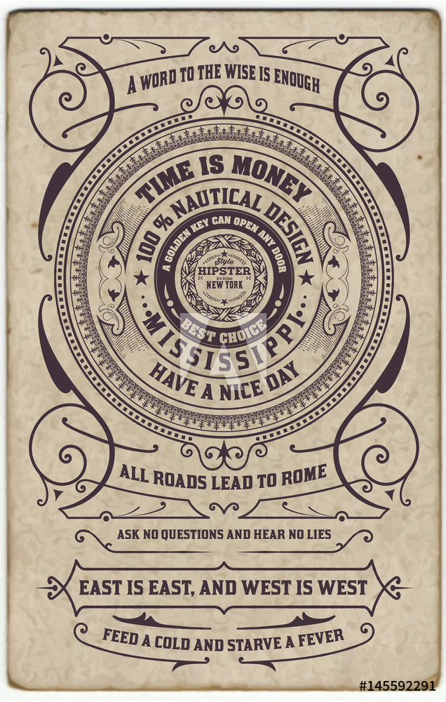 636x1000 Photo Art Print Label Design Vector Antique Frame Vintage Border