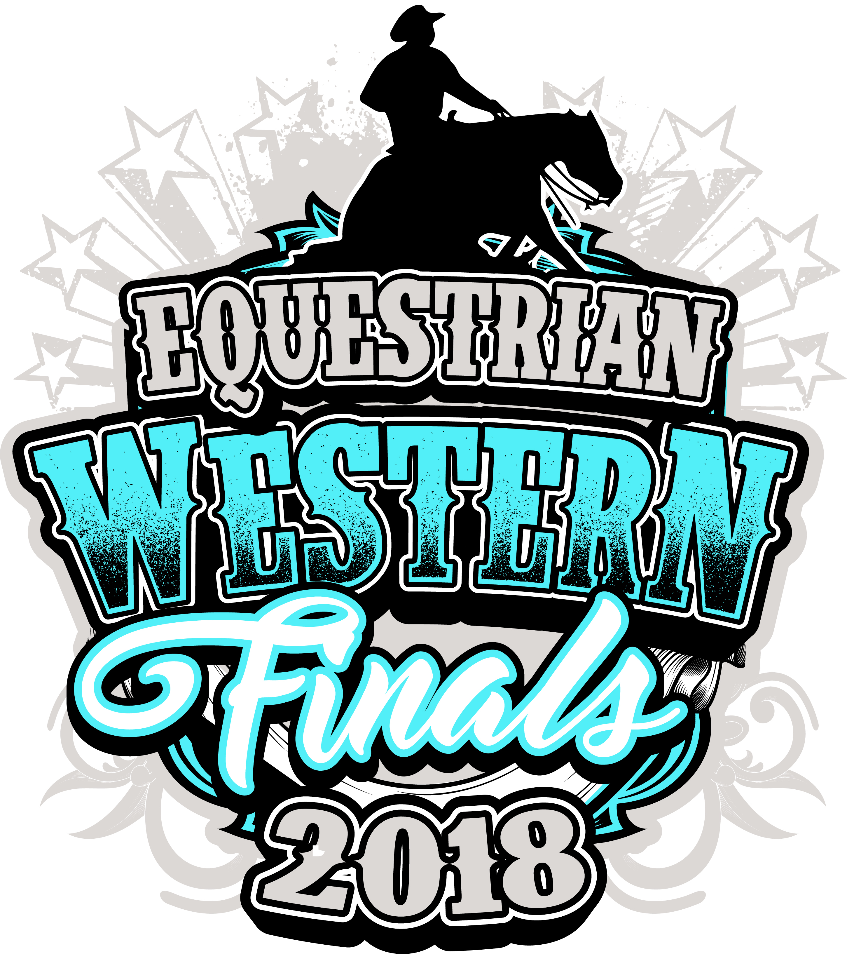 2903x3268 Equestrian Western Finals T Shirt Vector Logo Design