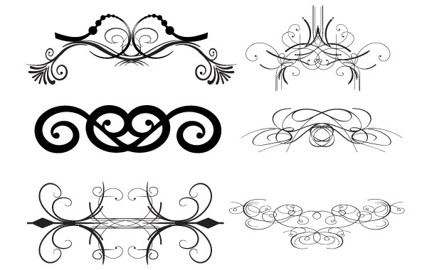 Free Vintage Graphics Flourish Vector Ornaments 600x380 Free Vintage Graphics Flourish Vector Ornaments