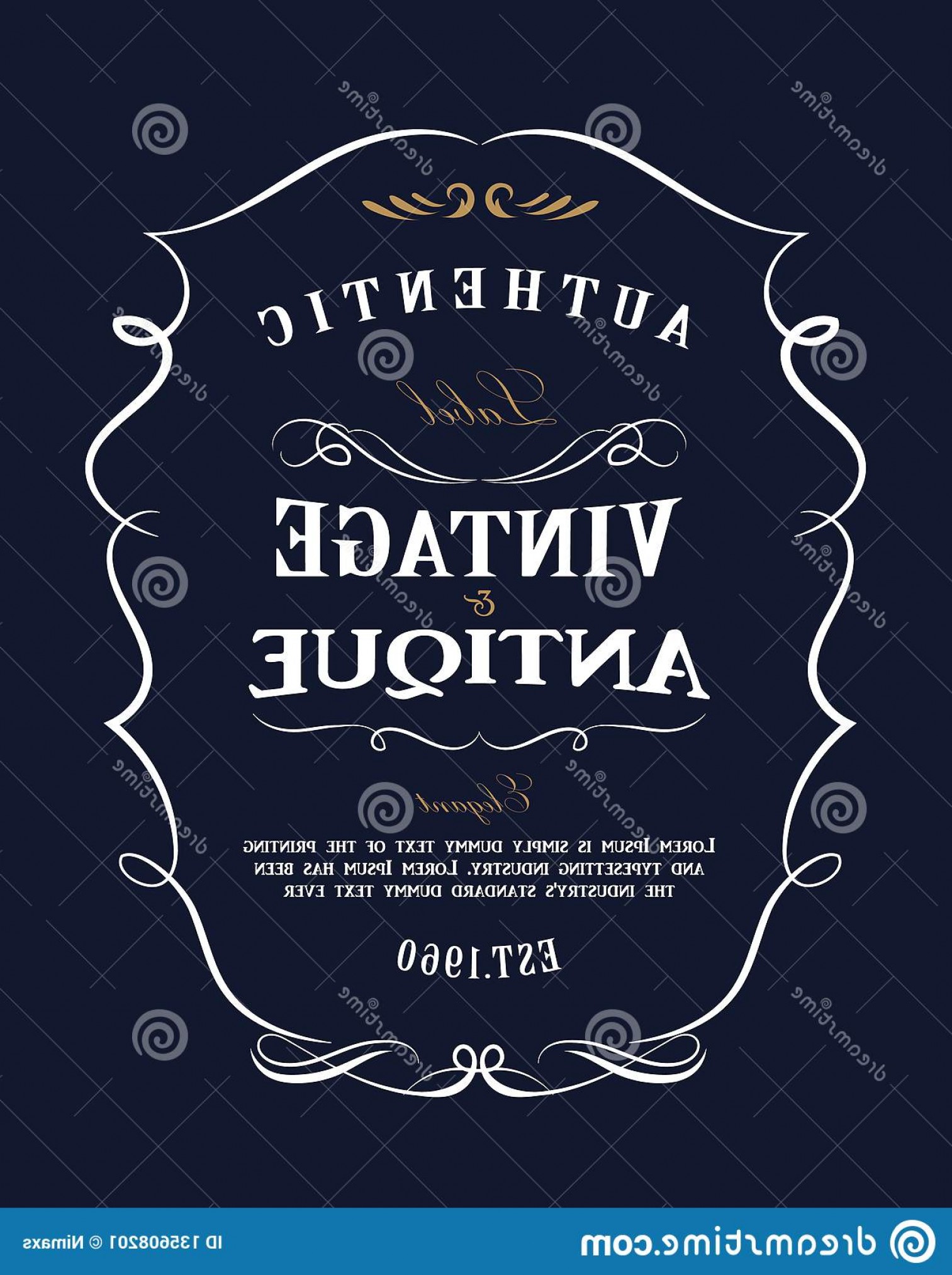 1513x2026 Western Hand Drawn Frame Design Vintage Label Antique Banner