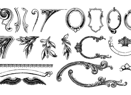 Divider Clip Art Vintage Western, Clipart Graphics Dividers 440x320 Divider Clip Art Vintage Western, Clipart Graphics Dividers