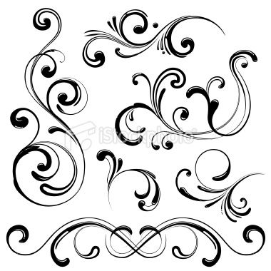 Western Swirl Free Clipart 380x380 Western Swirl Free Clipart