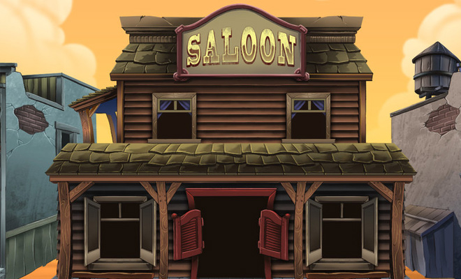 Western Saloon Vector