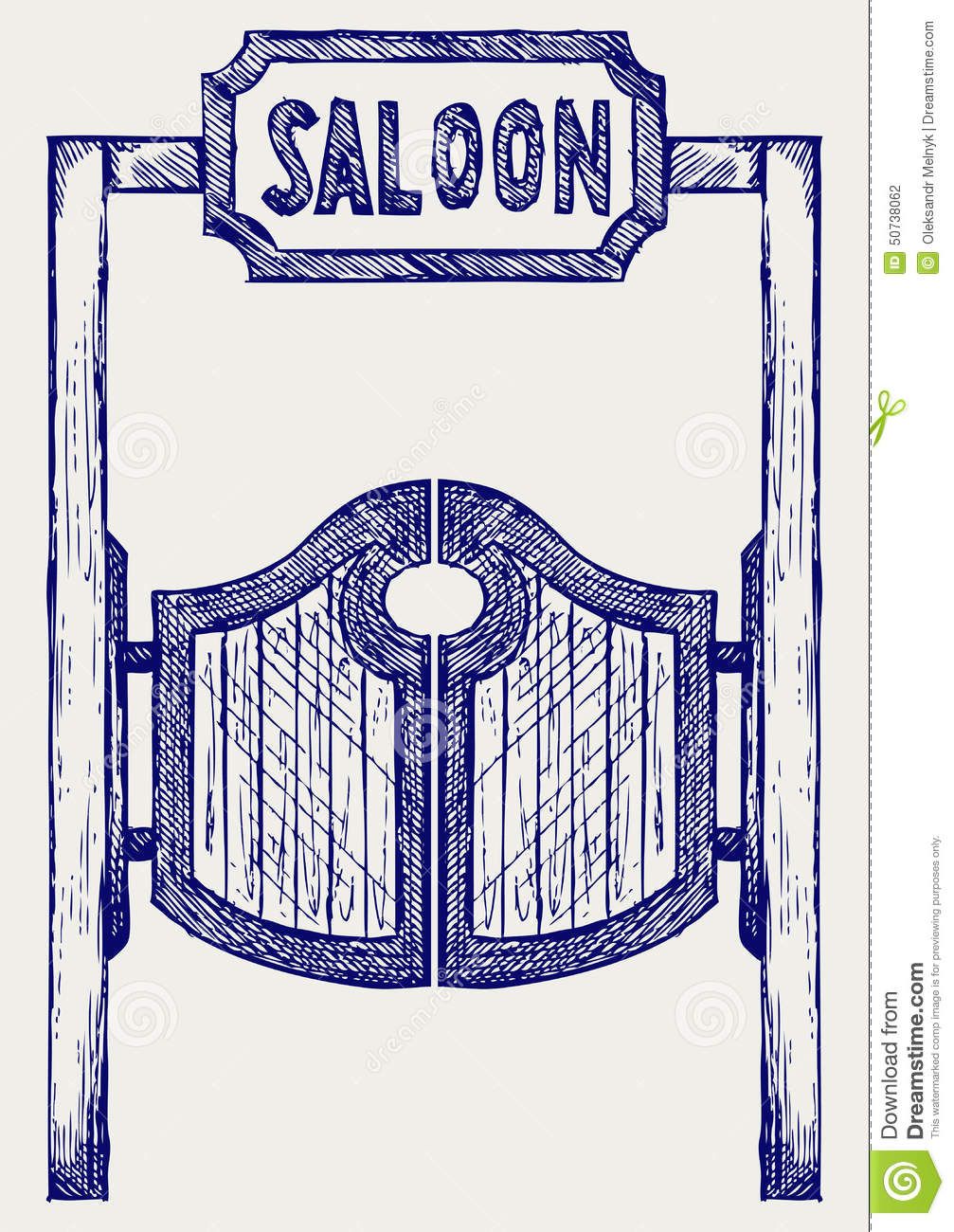1007x1300 Old Western Swinging Saloon Doors