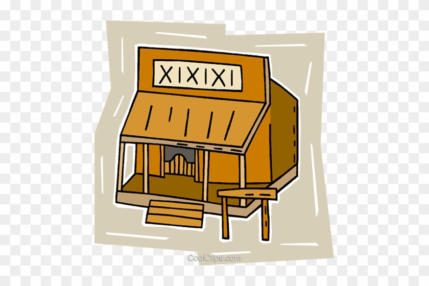 840x560 Western Saloon Royalty Free Vector Clip Art Illustration