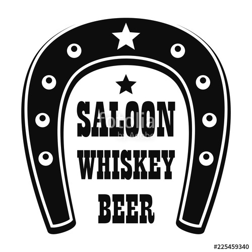 500x500 Beer Western Saloon Logo Simple Illustration Of Beer Western