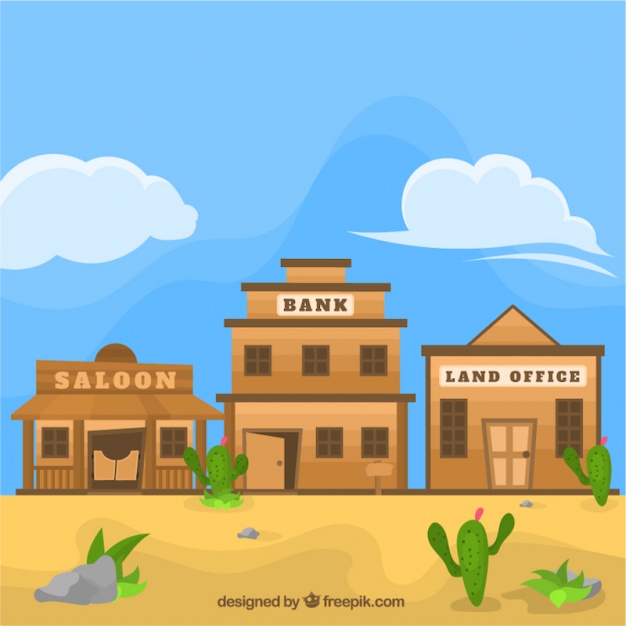 Western Saloon Vector At Vectorified.com 