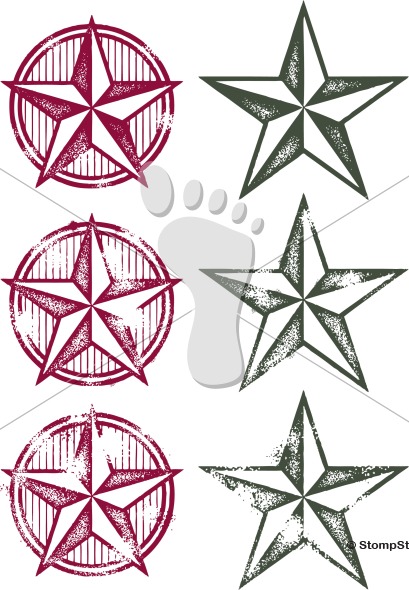409x590 Vintage Western Star Design Stompstock
