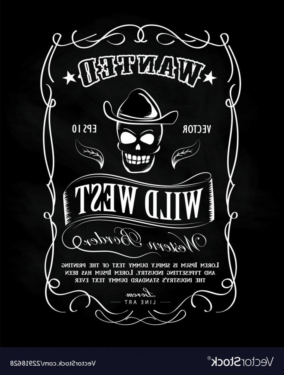 982x1296 Western Borders And Frames Vector Handandbeak