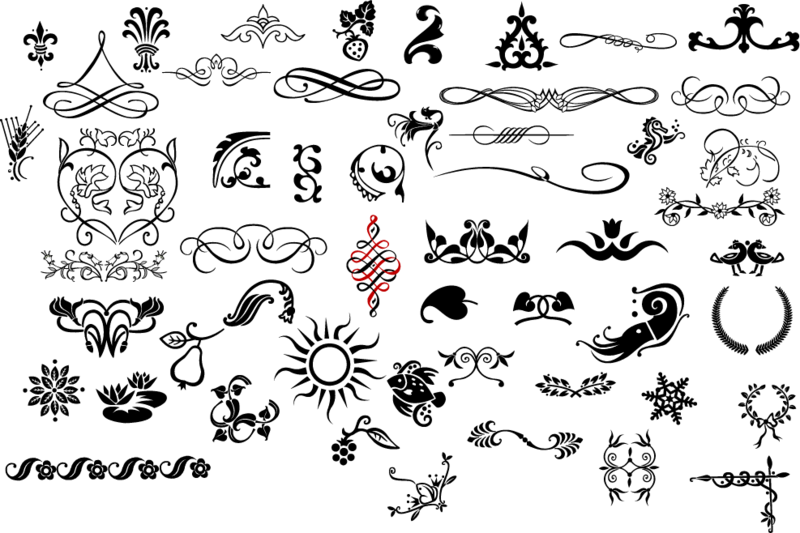 800x533 Download Vector Flourishes Flourishes Free Vectors Download