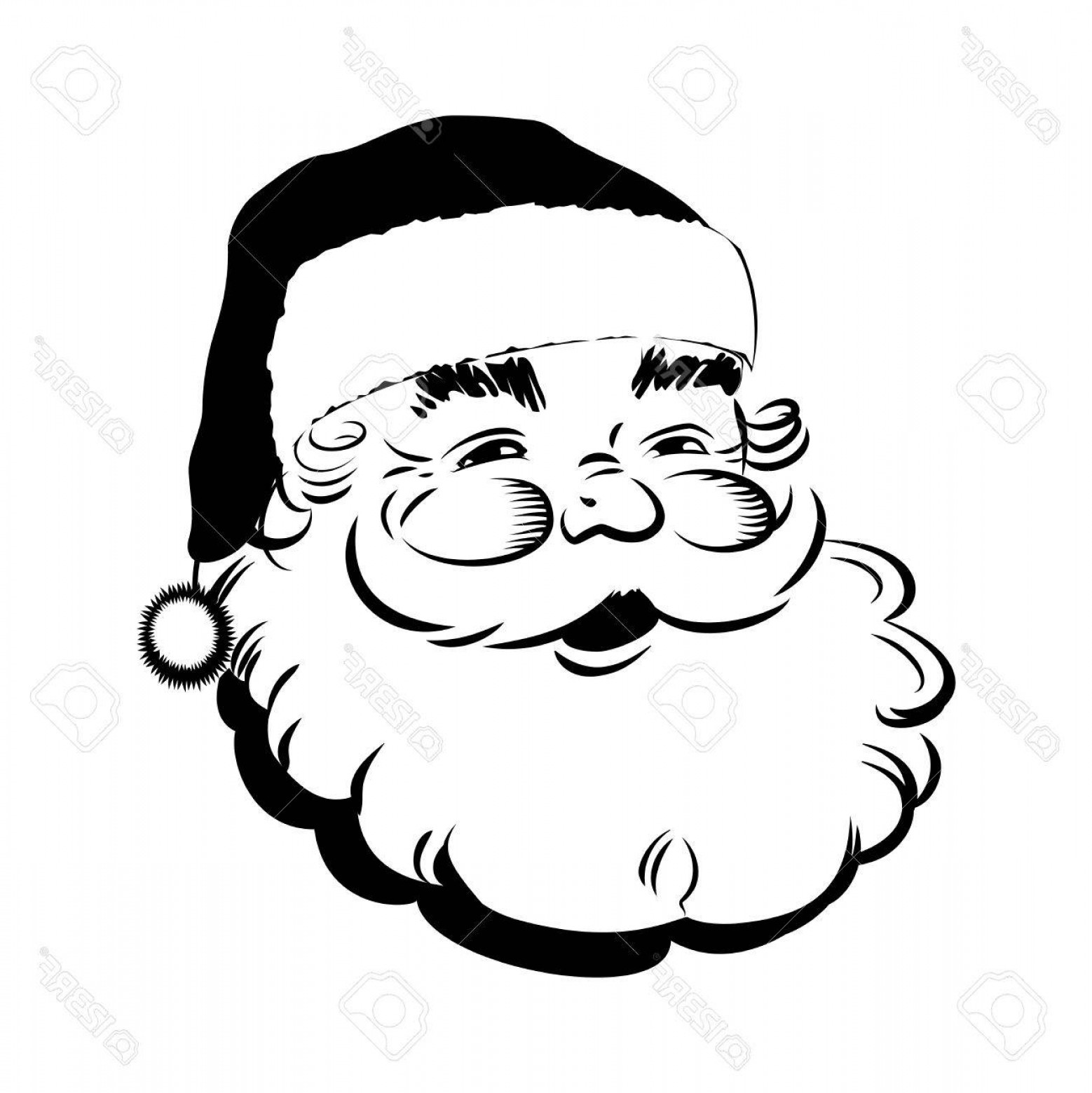 1558x1560 Retro Santa Vector Art Cultracing