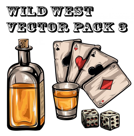550x560 Western Vector Set