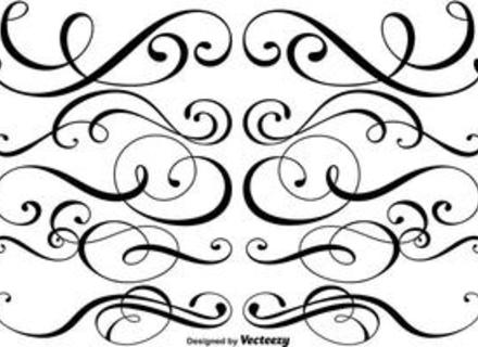 440x320 Western Vector Dividers, Western Divider Vector Download