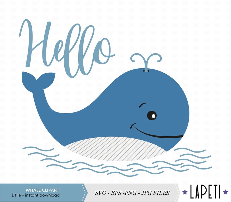 794x695 Whale Whale Cutting Files Whale Vector For Etsy