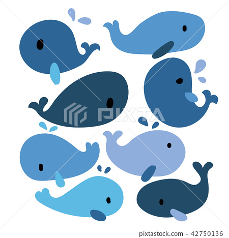 450x468 Whale Vector Collection Design