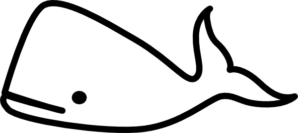 600x269 Whale Clip Art Free Vector In Open Office Drawing