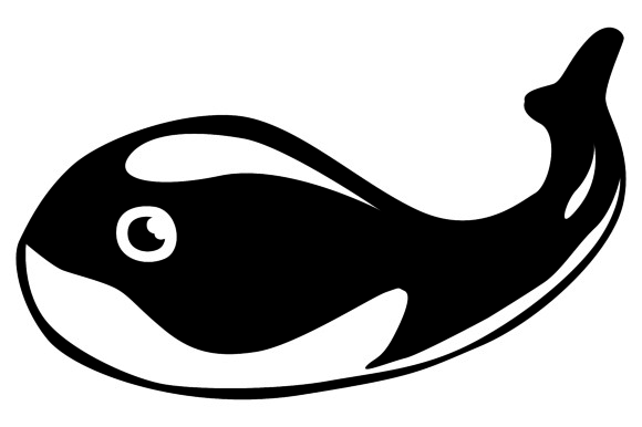 580x386 Animal Whale Vector Graphic