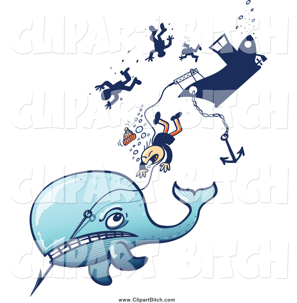 1024x1044 Clip Vector Art Of A Angry Whale Taking Down A Ship