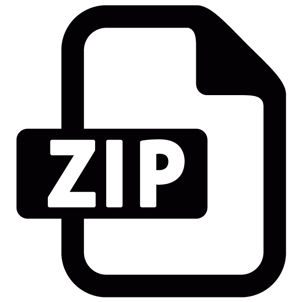 600x600 Zip Format Vector Icon Free Download Vector Logos Art