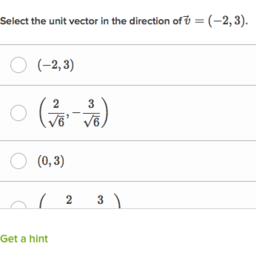 256x256 Unit Vectors