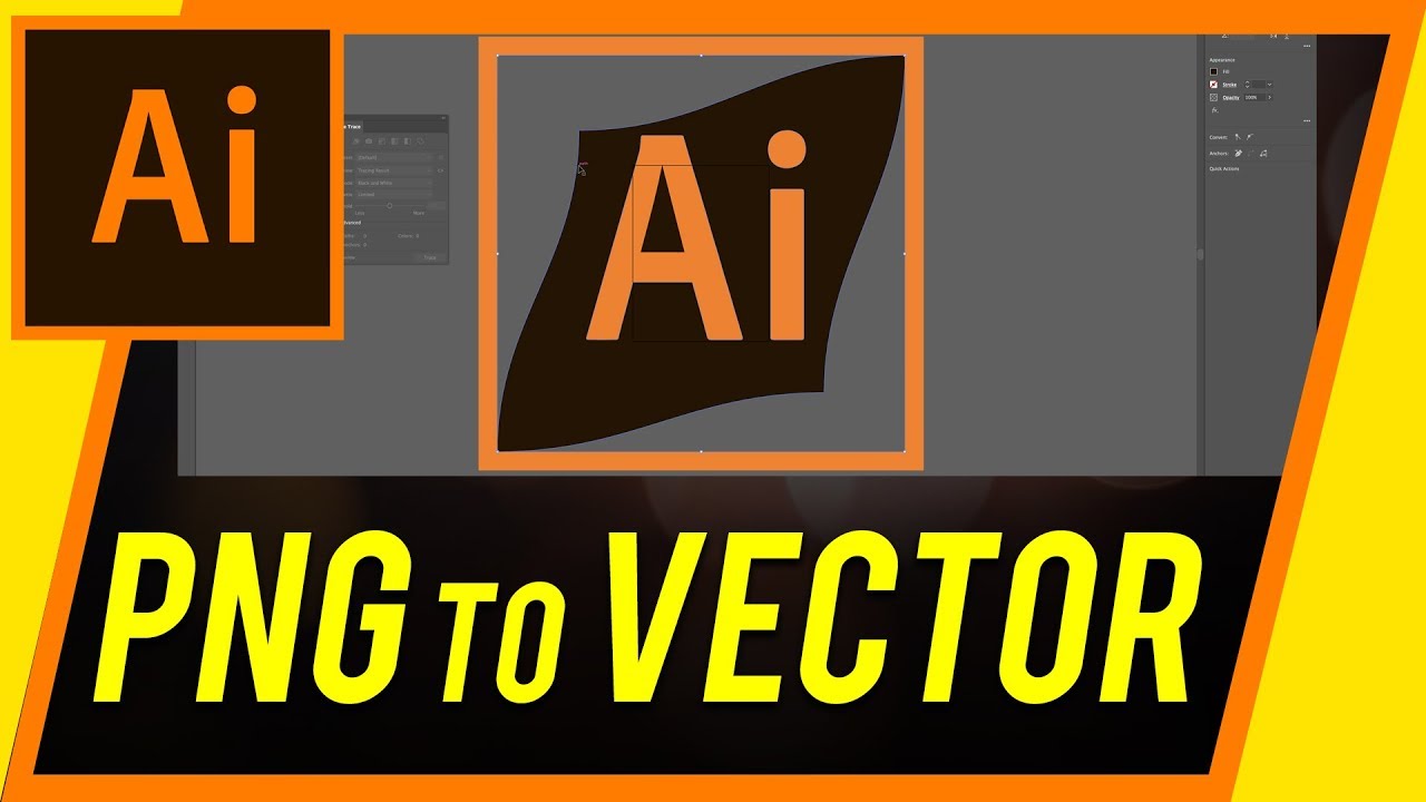 How To Convert A Png To Vector With Illustrator 1280x720 How To Convert A Png To Vector With Illustrator
