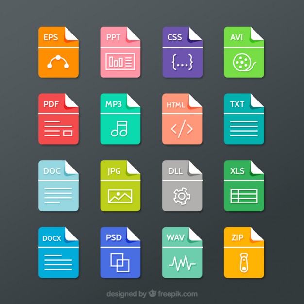 626x626 Formats Collection Vector Free Download