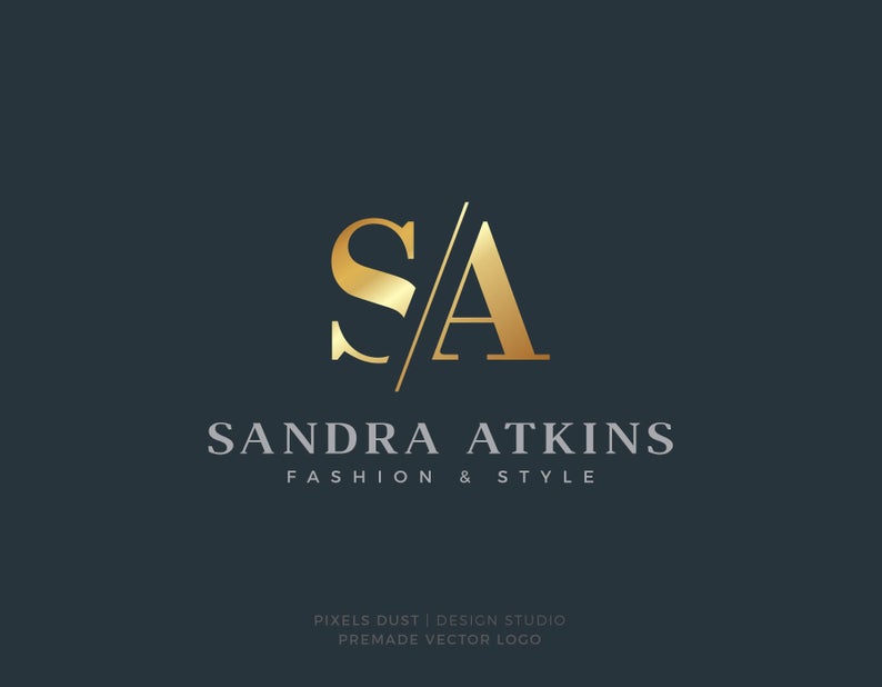 Premade Initials Logo Vector Logo Gold Modern Monogram Etsy 794x618 Premade Initials Logo Vector Logo Gold Modern Monogram Etsy