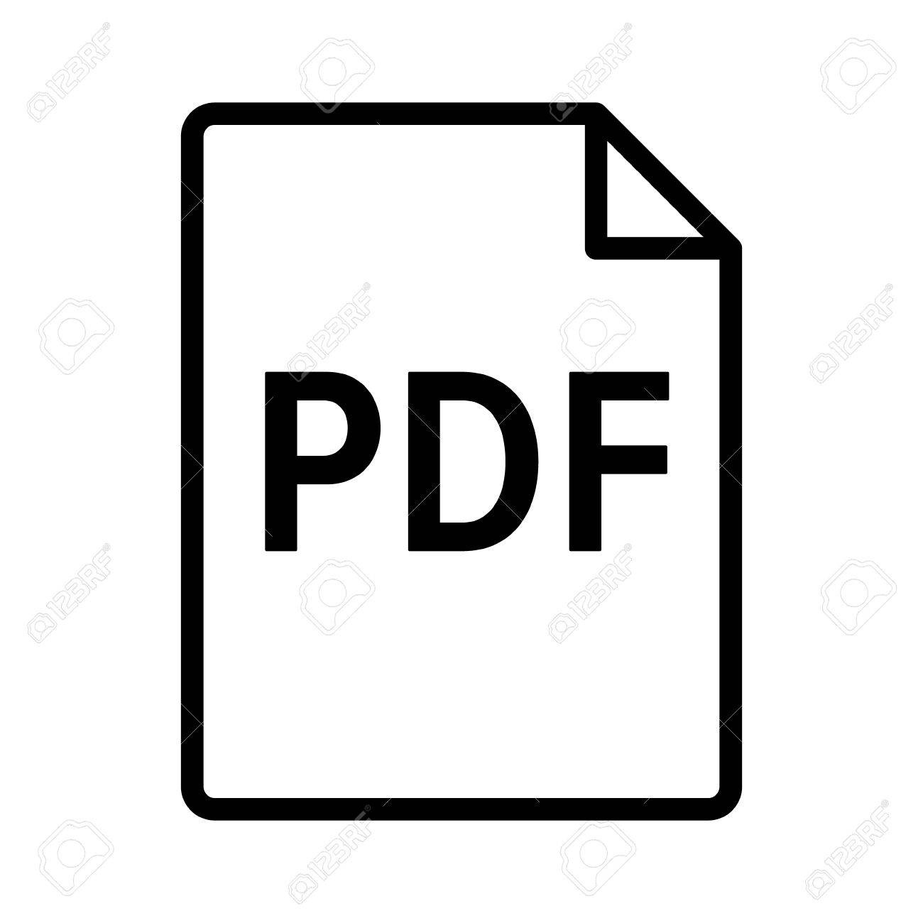 1300x1300 Pdf Vector Icon