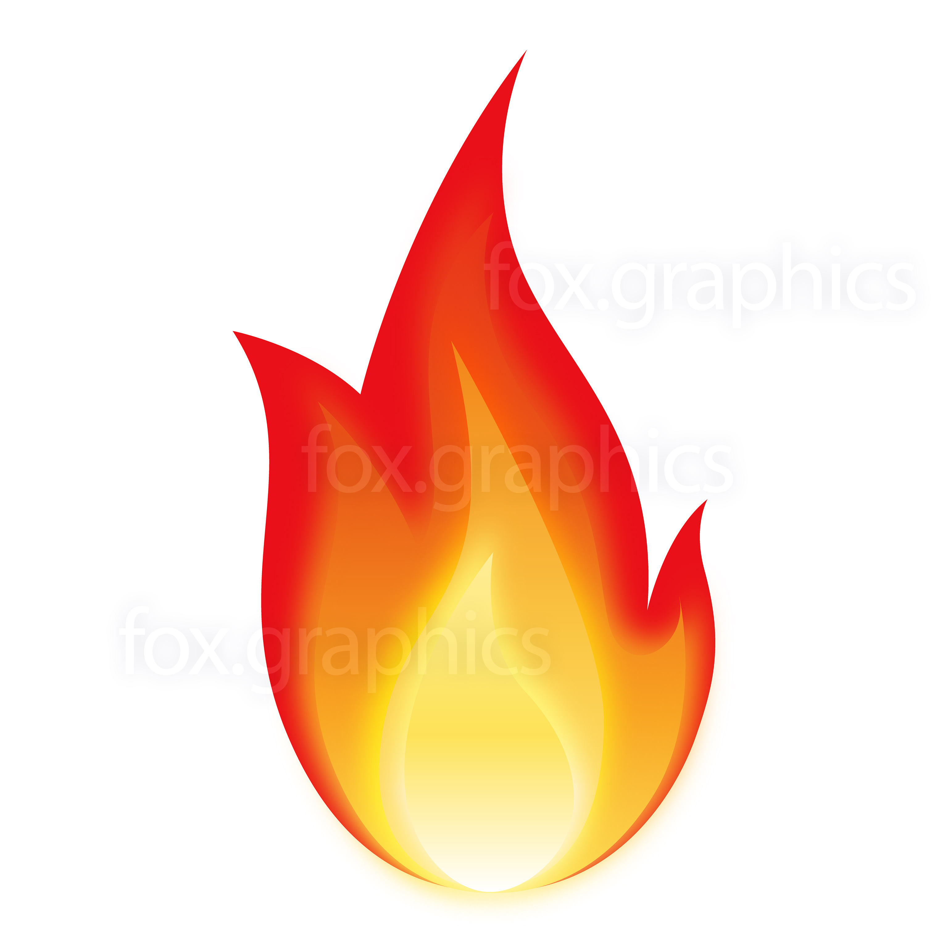 3072x3072 Fire Icon Vector
