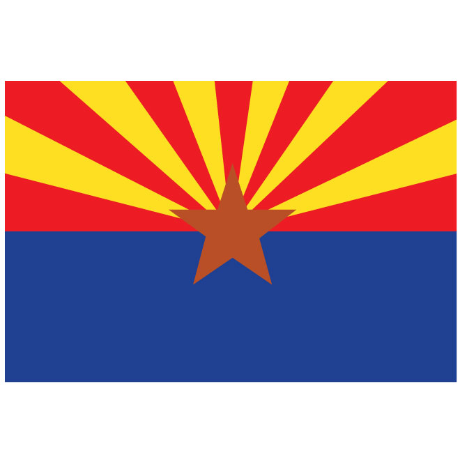 660x660 Flag Of Arizona