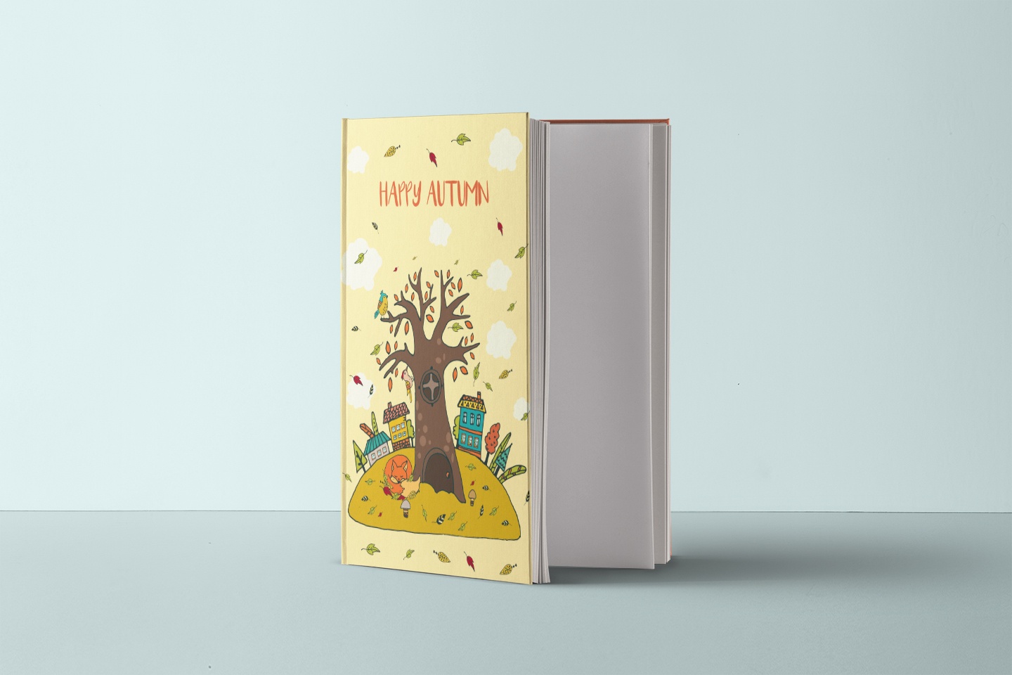 1440x960 Happy Autumn Free Vector Illustration