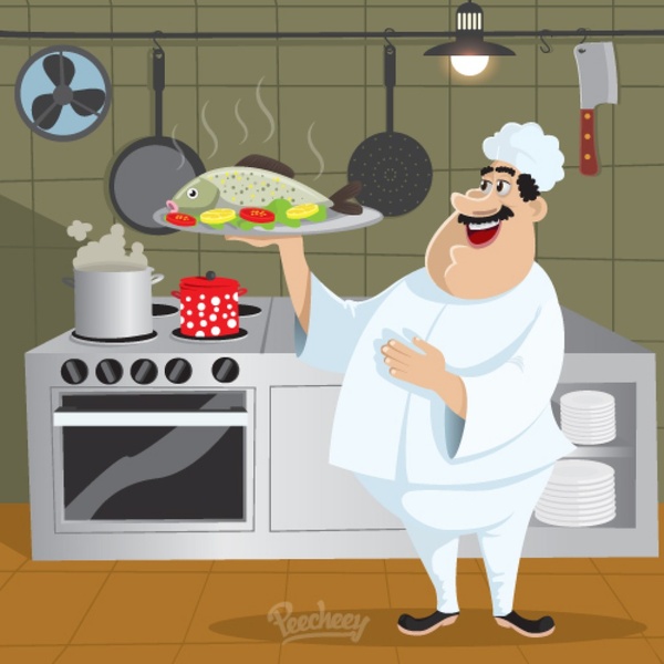 600x600 What Is Cooking Free Vector In Adobe Illustrator