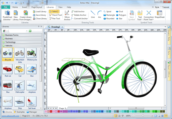 Lightweight Vector Drawing Program 600x415 Lightweight Vector Drawing Program