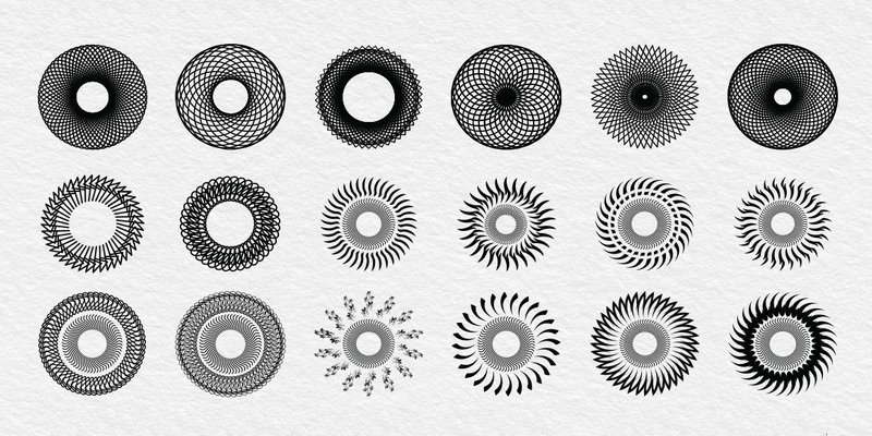 800x400 Vector Mandala Designs, Files Commercial Use Bypeople