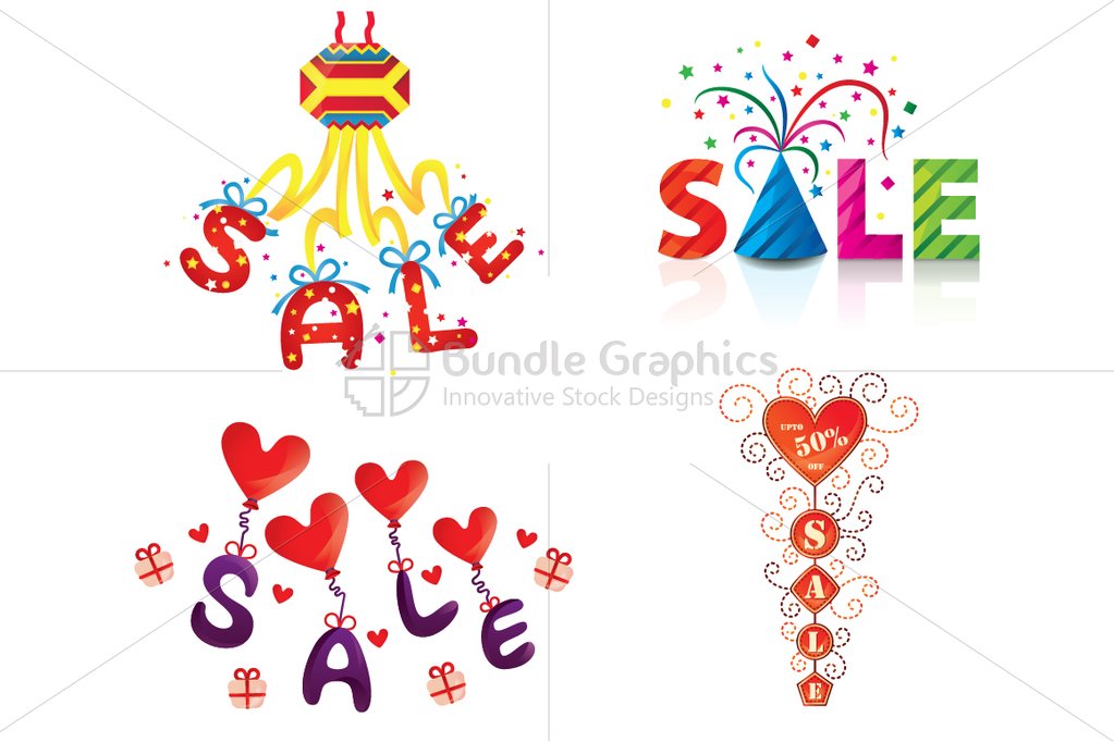 1023x682 Royalty Free Sale Vector Graphics Colorful Illustrative Elements