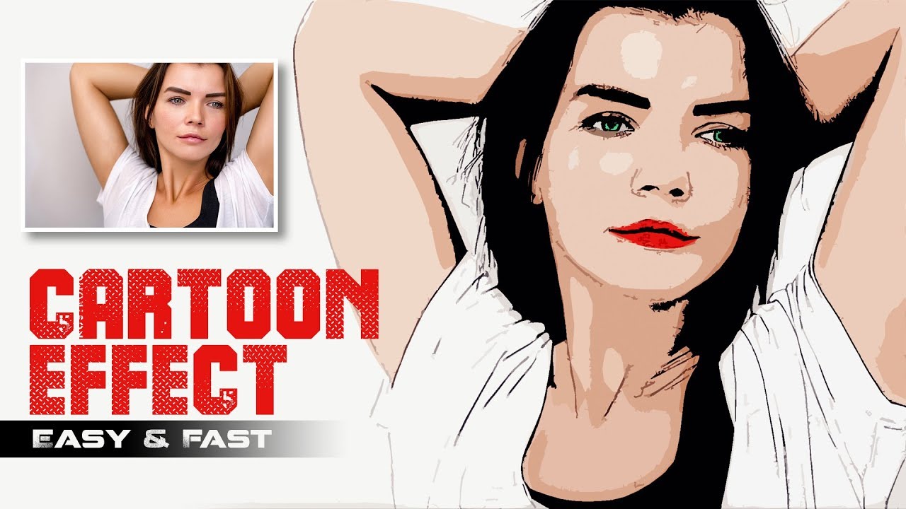 How To Change Photos To Vector Cartoon Easily In Photoshop Without 1280x720 How To Change Photos To Vector Cartoon Easily In Photoshop Without